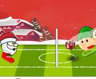 Santa qışın başı ilə futbol