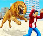 Aslan simulyatoru Vəhşi aslanlarla 3D oyununa hücum edir
