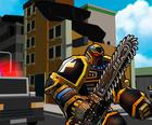 Робот город-герой симулятор 3D