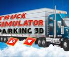 トラックシミュレーターの駐車場3D