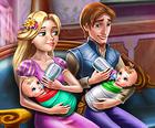 Rapunzel Tvillinger Familie Dag