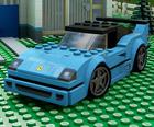 Пазл из легковых автомобилей Lego