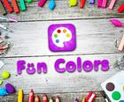 Веселые цвета - книжка-раскраска для детей