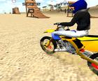 मोटोक्रॉस समुद्र तट खेल: बाइक स्टंट रेसिंग