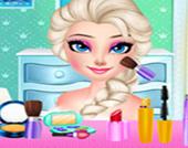 Elsa Dresser Süslemeleri Ve Makyaj