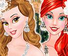 Prinzessinnen: Doppel-Boho-Hochzeit - Dress Up Spiel