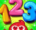 تعلم أرقام 123 لعبة مجانية للأطفال-العد والتتبع