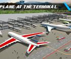 Europese Aero Vliegtuig Echte Parking 3D-2019