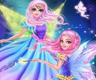 女の子のための妖精のドレスアップ