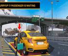 Simulador Moderno del Servicio de Taxi de la Ciudad