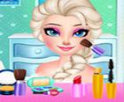 Elsa Dresser Süslemeleri Ve Makyaj