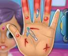 हाथ की सर्जरी डॉक्टर देखभाल खेल!