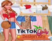 TikTok בנות עיצוב תלבושת
