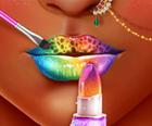 Juegos Lip Art-El Maquillaje de Lápiz Labial Perfecto Juego