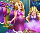 बार्बी Rapunzel गर्भवती अलमारी