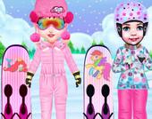 宝贝泰勒滑雪装扮