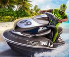 Barca da corsa 3D: Pilota di moto d'acqua