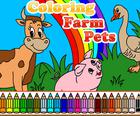 색상 농장 동물