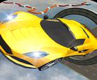 Ράμπα Αυτοκινήτων Ακροβατικά Αγωνιστικά Αδύνατο Κομμάτια 3D