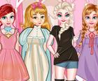 राजकुमारी कागज गुड़िया शैली ड्रेस अप