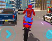 גיבור פעלולים עכביש אופניים סימולטור 3d 2