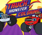 Monster Truck Para Colorear