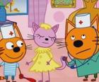 ثلاث قطط: لعبة الاطباء