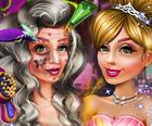 Ведьма для принцессы макияж