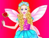 Barbie angelas puošniai apsirengti