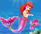 ბავშვი Mermaid Princess Dress Up