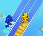 पुल सीढ़ी दौड़ सीढ़ी खेल