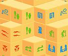 Mısır Mahjong Üçlü Boyut 3D
