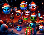 Рождественская лихорадка: Красные шары и шары друзей