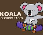 Dibujos para Colorear de Koalas