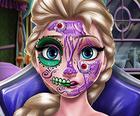 Elsa Asustado Halloween Makeup