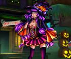 Halloween-Hexe Kleid
