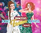 Princesses მოდის ომები Boho VS Gowns
