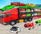 クレイジー車の輸送トラックゲーム車の輸送トランス