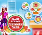 Claire lernt kulinarische Fähigkeiten