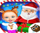 クリスマスゲーム冷凍マッチ3ゲーム甘い女の赤ちゃん