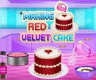 ביצוע עוגת קטיפה אדומה
