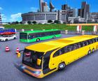 Nowoczesny Autobus Parking Advance Bus Gry