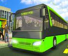 Autobuzi I Autobusit Të Pasagjerëve TË qytetit Në Stimulim TË Autobuzëve 3D