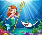 Princess vs Shark