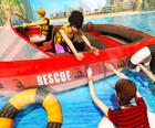 Спасательная Аварийная Лодка на Пляже