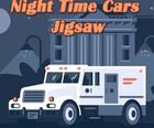 Noite Tempo Carros Jigsaw