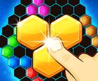 Fusion de blocs de Puzzle Hexa 2048