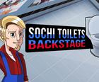 Sotschi-Toiletten Backstage