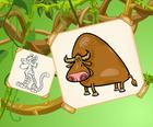 Funky Animals Coloring