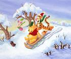Winnie the Pooh quebra-cabeça de Natal 2